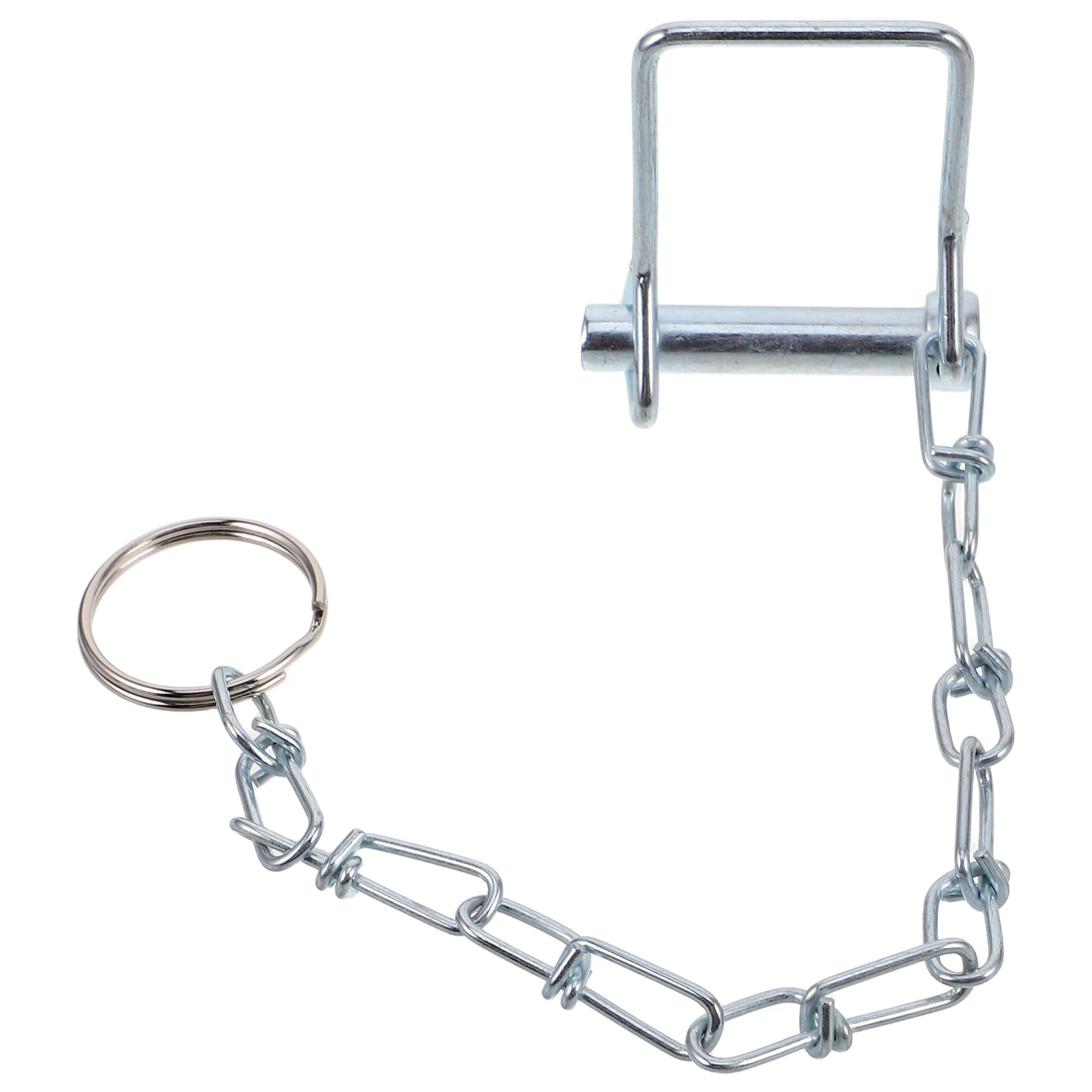 

Galvanized Trailer Safety Pin Coupler Lock Chain Towing Stabilizer Snap Shaft Brake Cable Wire Electric Link Gate Latch Clamp