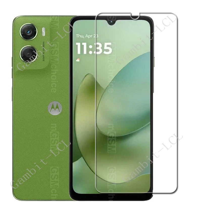 1/4 قطعة الزجاج المقسى لموتورولا حافة 50 Neo 60 70 G06 Power G100 Pro G56 G86 X70 Air Moto E14 E15 G24 واقي للشاشة فيلم #3