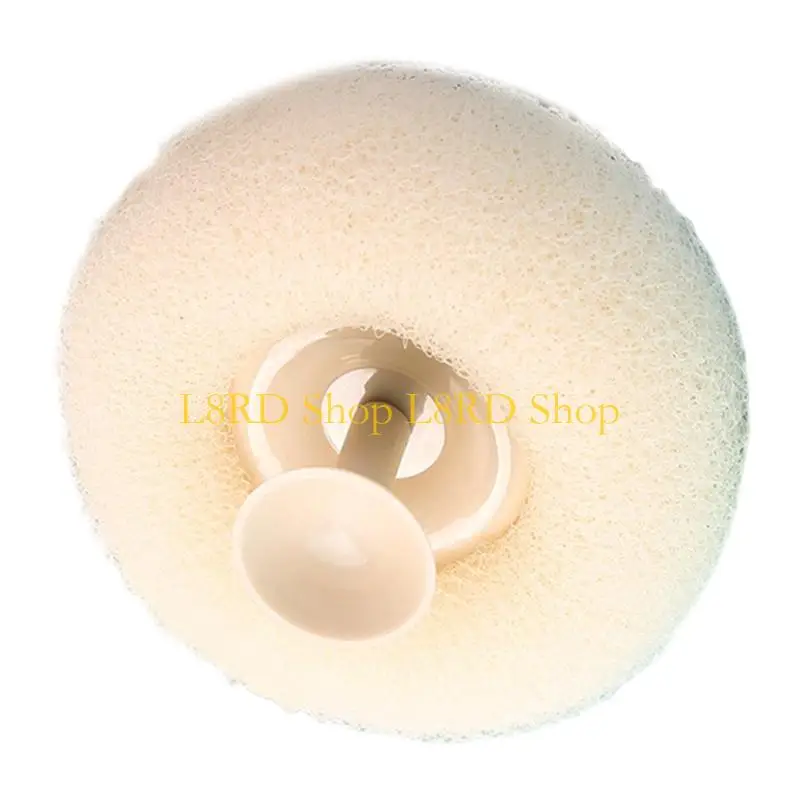 L8RD 2 in 1 Bath Sponge Exfoliating Brush Mesh Pouf For Body Wash Care