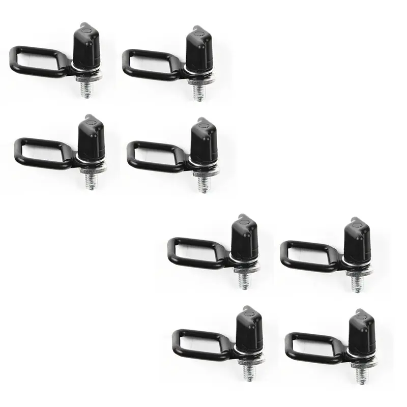 

Thumb Screw Set(8 Pieces) With Nuts For Jeep Wrangler YJ TJ JK JKU Hard Top Quick Removal 1995-2016