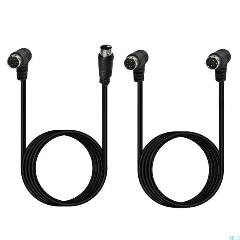 R91A S Video Cable 9Pin Mini DIN Male to Male Cable for Game Consoles Connection