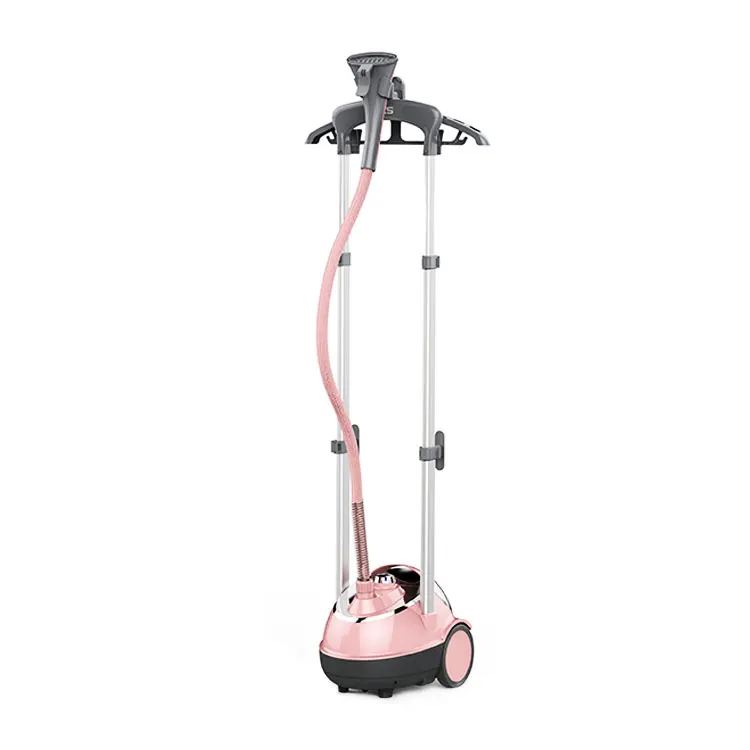 Wholesale Stand Multi-functional Laundry Clothes Steamer Upright Double Pole Fabric Garment Steamer for Home Use