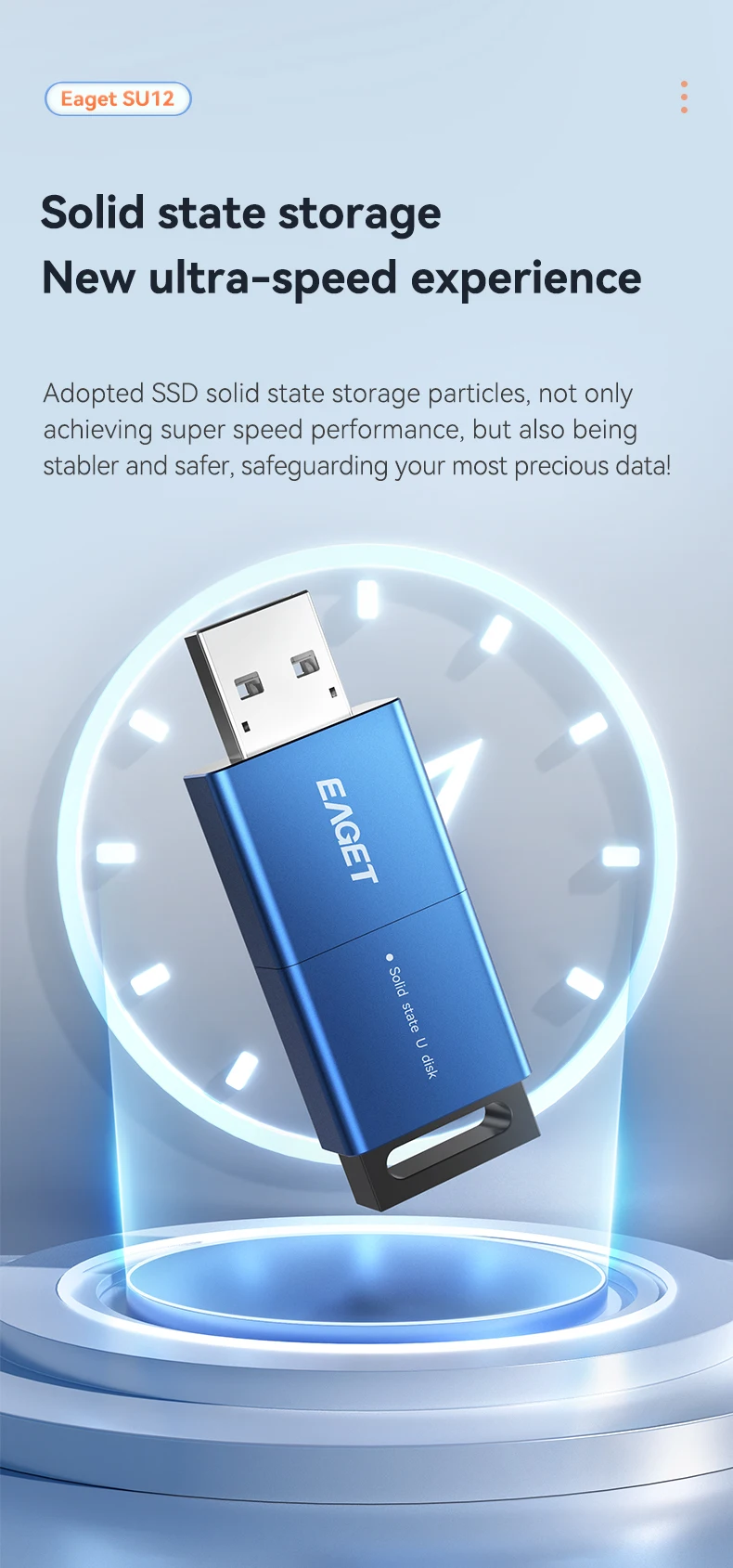 Eaget SU12 USB3.2 Gen2フラッシュドライブ1テラバイト512ギガバイト256ギガバイト128ギガバイトペンドライブwaterbestendigペンドライブメモリスティックusb無償winkele