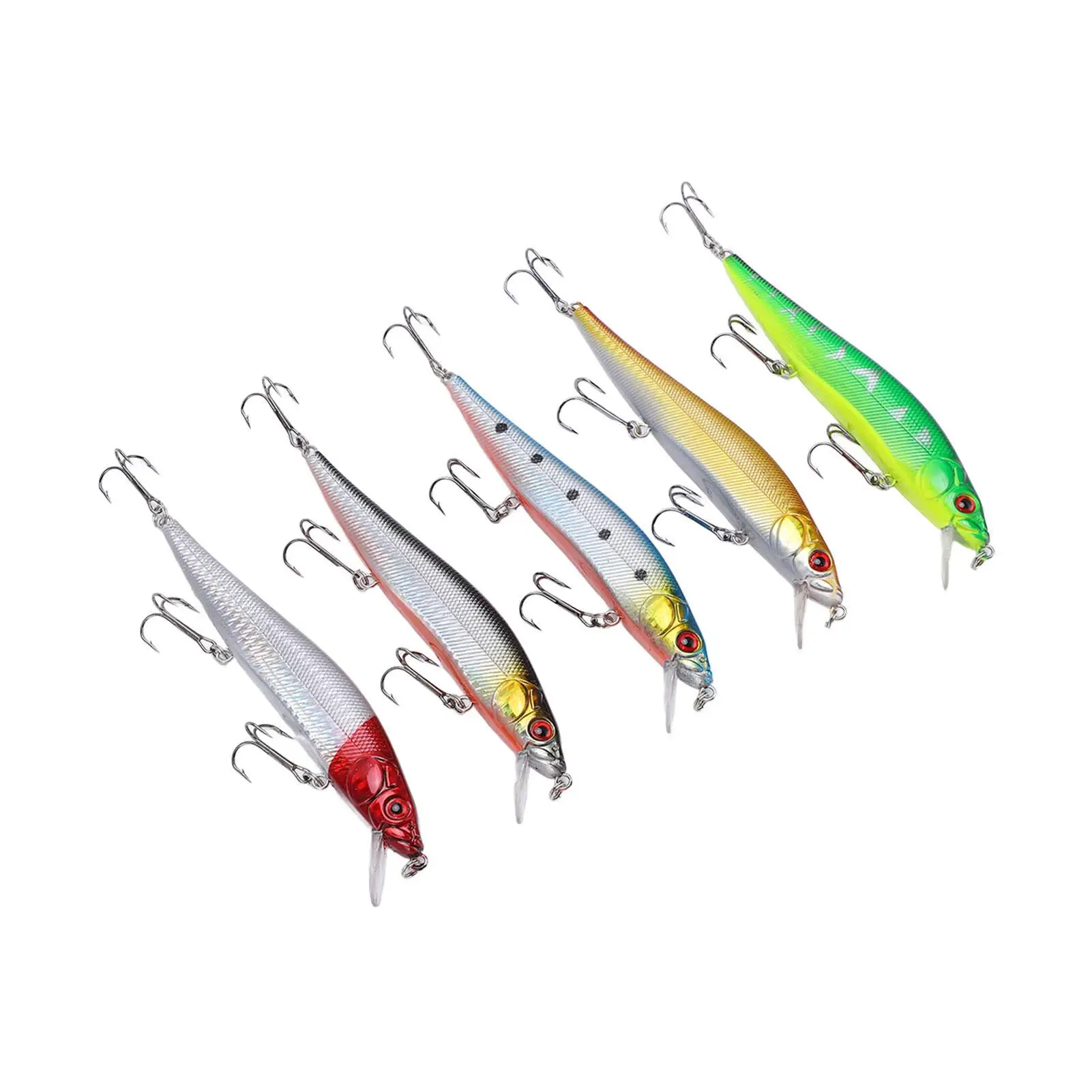 Luya Mino Compact Fishing Lures - Durable Anti-Corrosion Bait with Rolling Steel Ball for Effective Fishing