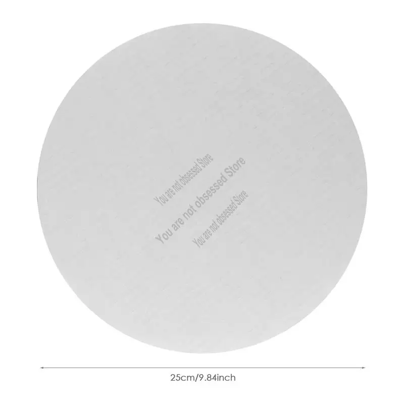 White Cake Boards Round 25 Pack - 10 Inch Cardboard Cake Rounds Circles Disposable Cake Platter Board Base Tray-A57X