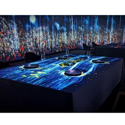 3m*2m  3D holographic mesh projector screen, outdoor Large 3D holographic screens