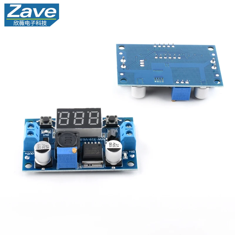 LM2596 DC-DC Adjustable Voltage Reduction Module with Digita