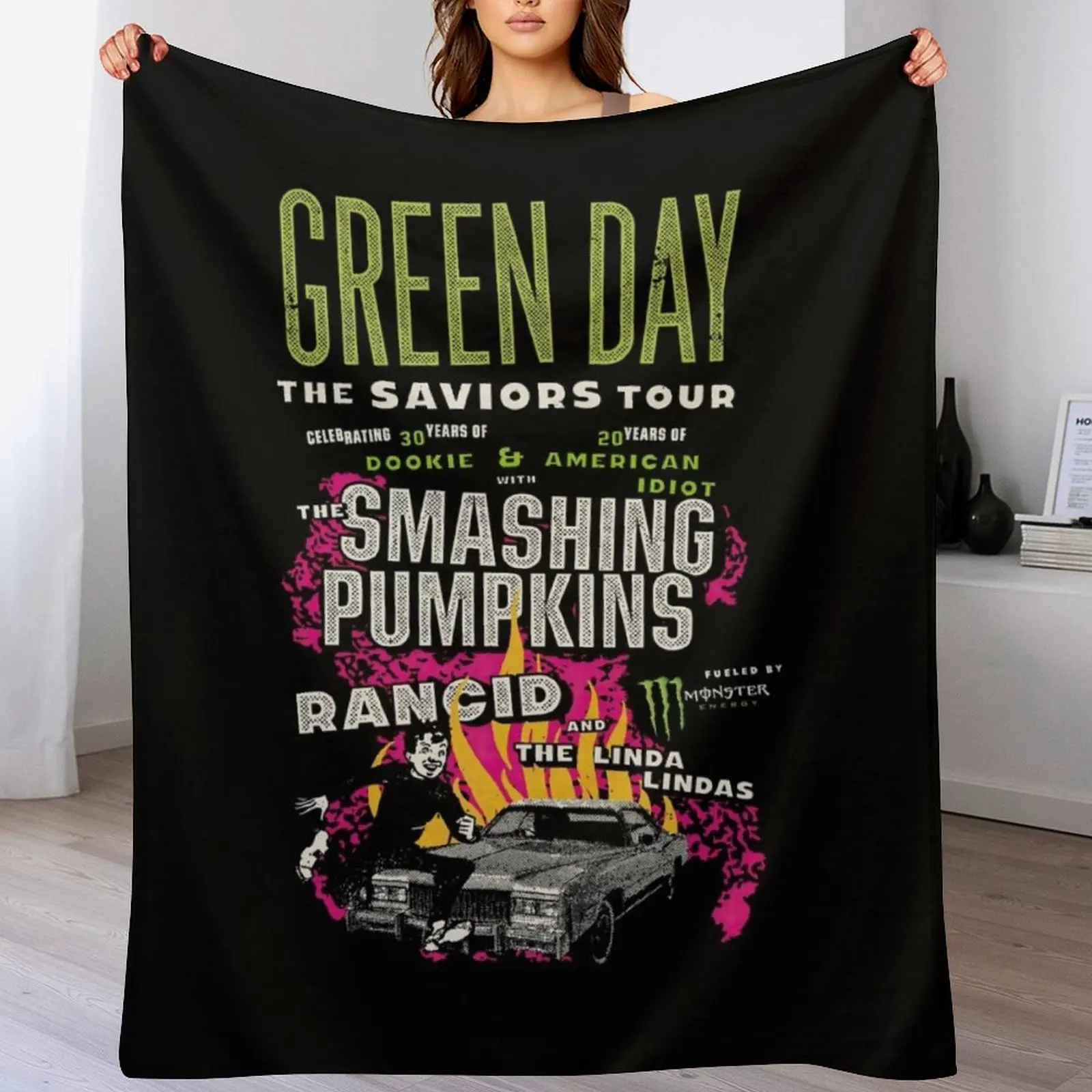 Saviors Smashing Throw Blanket Cozy Sofa Blanket for TV Watching Napping