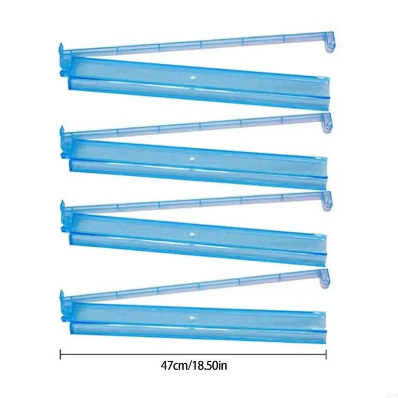 Packung mit 4 Mahjong-Regalen aus Acryl mit Pusher-Mahjong-Fliesenhalter amerikanischen Stil