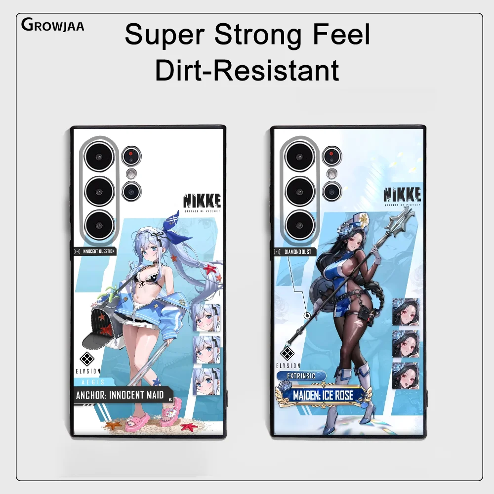

Game G_Goddess of V_Victory Nikke Case For Samsung Galaxy S25 S24 S22 S23 Ultra S21 S20 Plus 5G Non-Slip Full Cover Soft Case