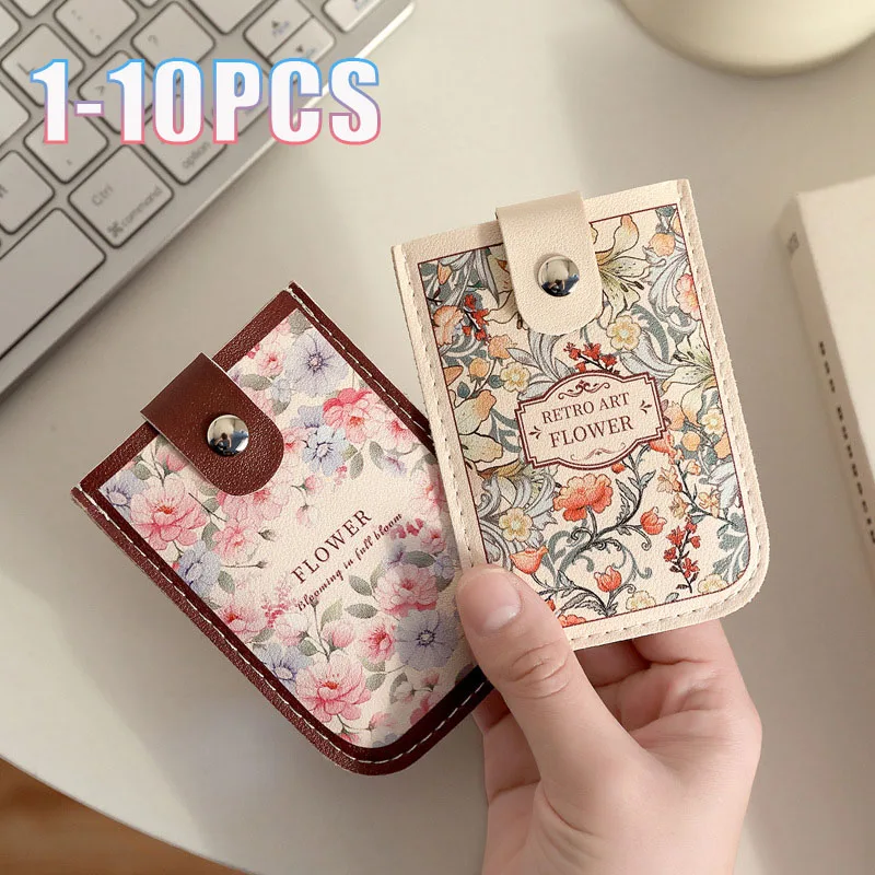 1-10PCS  Slim Pull Out Card Holder Multi Slot ID Case Creative Credit Card Organizer Retractable Wallet for Everyday Carry