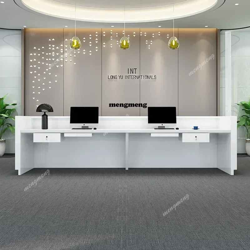 

Minimalist Podium Reception Desk Beauty Office Luxury Restaurant Reception Desk Lectern Aesthetic Mostrador Postmodern Furniture