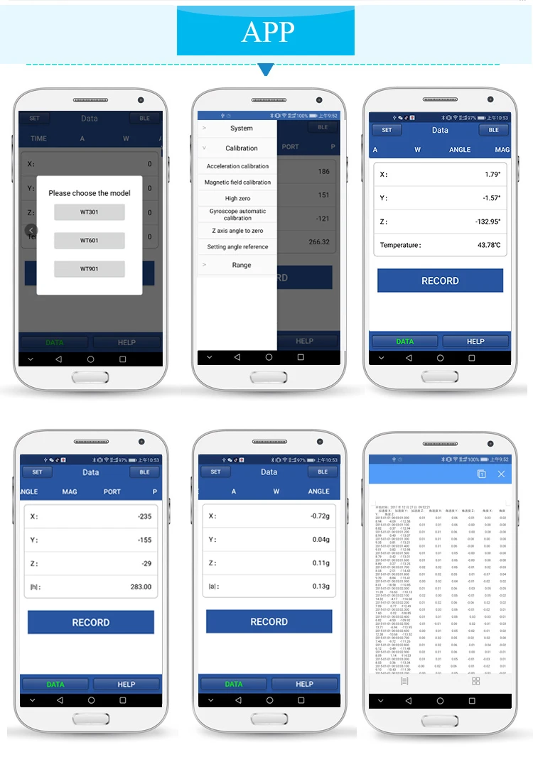 WT931 (500Hz Elektronische Kompas + Tilt Module)MPU9250 9-Axis Accelerometer Sensor + Gyro + Hoek + Magnetometer Met Kalman Filtering