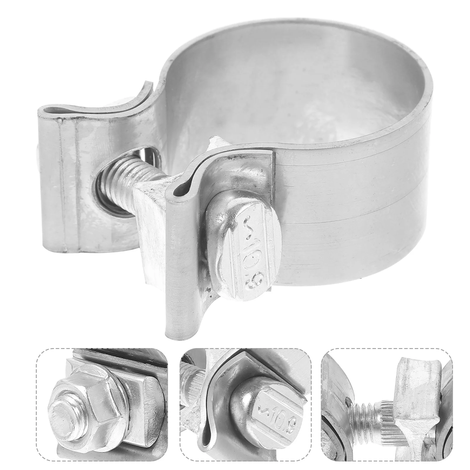 

Stainless Steel Hose Clamp Heavy Duty Exhaust Pipe Clip For Car Modification Iron Exhaust Seal Clamp Engine Repair Part
