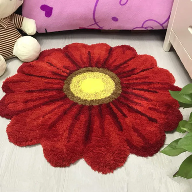 

3D Creative Flower Thicken Carpets for Living Room Bedroom Area Rug Hallway Tea Table Floor Rugs Kitchen Bathroom Antiskid Mat