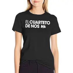 El Cuarteto De Nos Band Rock Uruguayan T-Shirt lady clothes quick drying summer blouses woman 2024