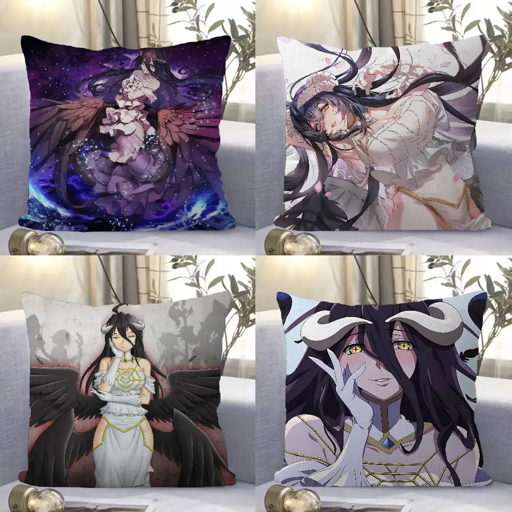 Albedo Overlord Pillow Gifts Home Office Furnishings Bedroom Sofa Car Cushion Cover case 45x45cm