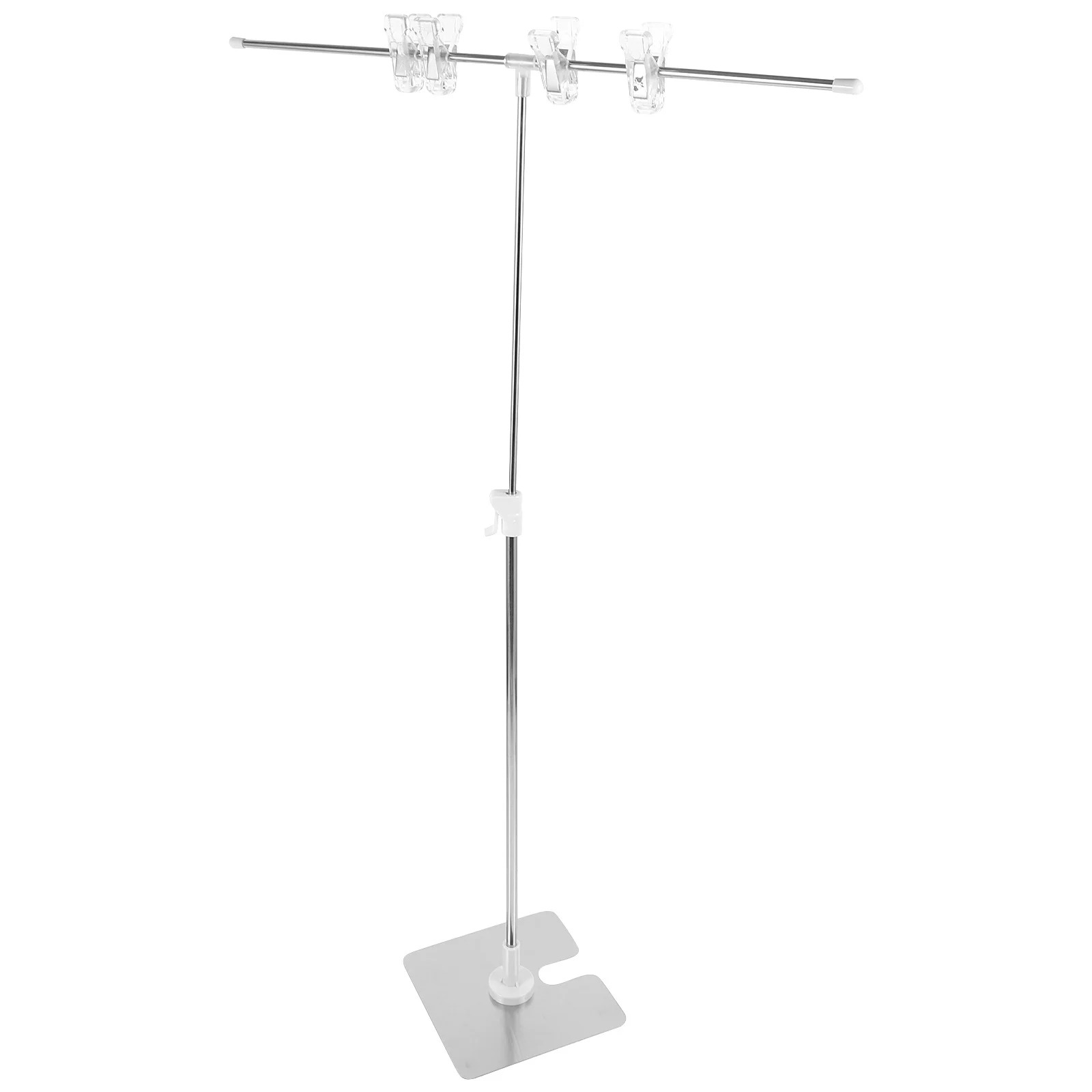T-Shaped Poster Stand Adjustable Clips Desktop Advertisement Display Rack A4 A2 A4 Poster Hanger Advertising Stand