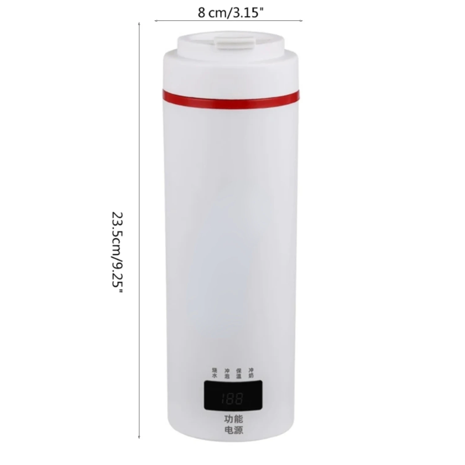 Bollitore portatile Conservazione del calore Dormitorio da viaggio automatico Studenti Piccolo riscaldamento Tazza aperta