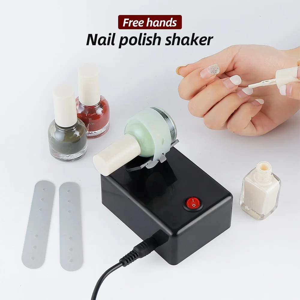 Electric Nail Polish Shaker Tattoo Ink Pigment Shaking Mixer Nail Polish UV Gel Paint Liquid Bottle Anti-Caking Shaking Machine