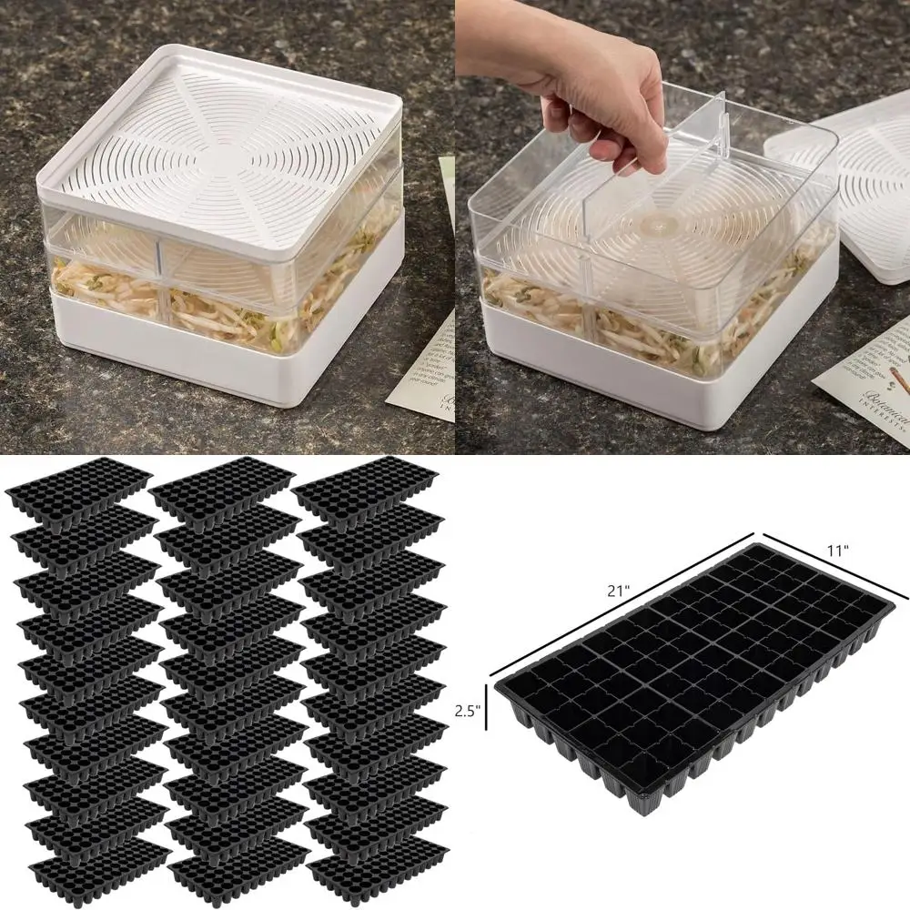 

Grow Fresh Sprouts at Home with USA-Made Seed Sprouter from Botanical Interests