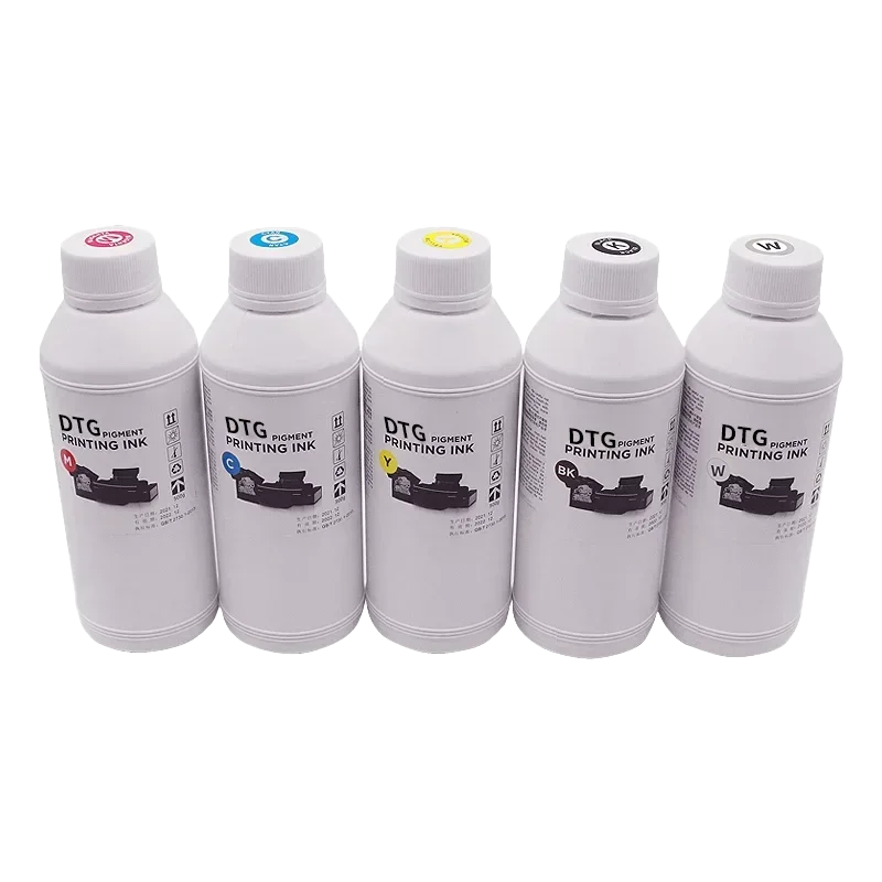 1000ML DTG Ink Textile InK Garment Ink DX5 DX6 DX7 TX800 XP600 5113 4720 I3200 Printhead For Epson L800 1390 R1900 R2000 F2000