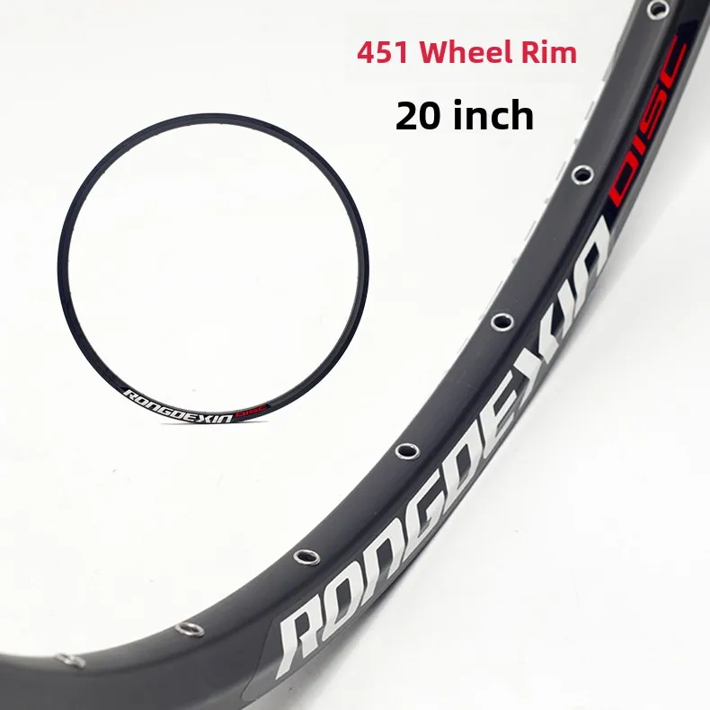 Obręcze kół rowerowych 20 cali 32H 36H 24H Hamulce tarczowe Hamulce V-rowerowe Koła rowerowe Rongdexin LQ2045DIS Części do sprzętu rowerowego