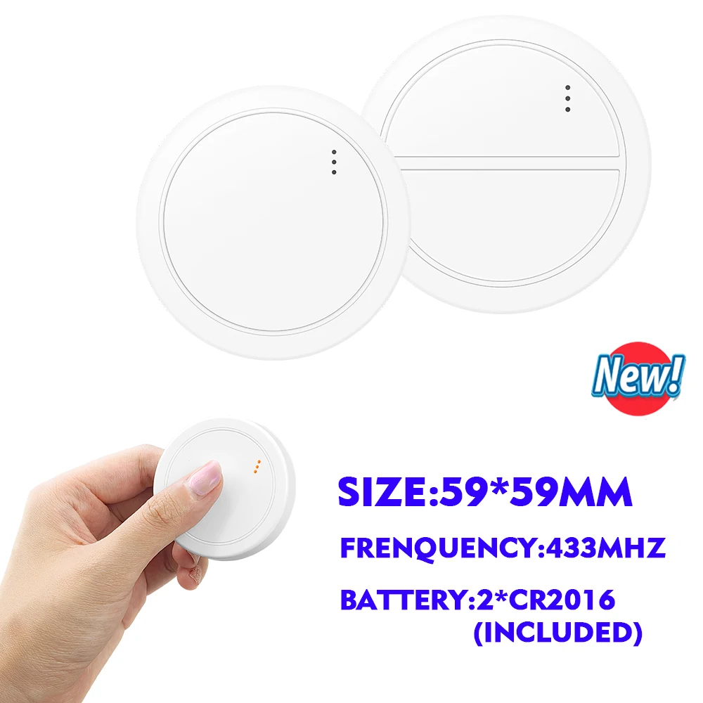 RF433Mhz Sakelar Lampu Remote Control Nirkabel AC110V 220V 10A Relai Modul Mini Rentang Kontrol Adaptor 50M untuk Kipas Lampu TV LED