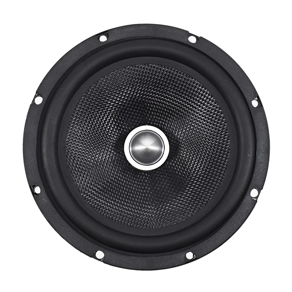 Creadvent 6.5 Inch Bullet Midrange Bass Speaker Woofer 4/8ohm 30/40W  Home Theater DIY HiFi Audio Fiber Diaphragm Loudspeaker