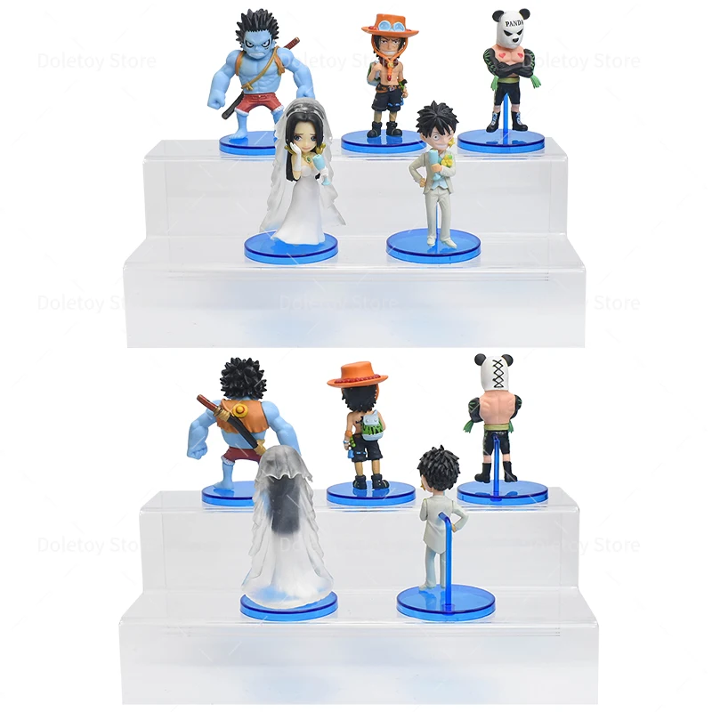 ONE PIECE ミニフィギュア 11セット One Piece Figure Set Luffy Zoro Shanks Ace Nami PVC Action Figures