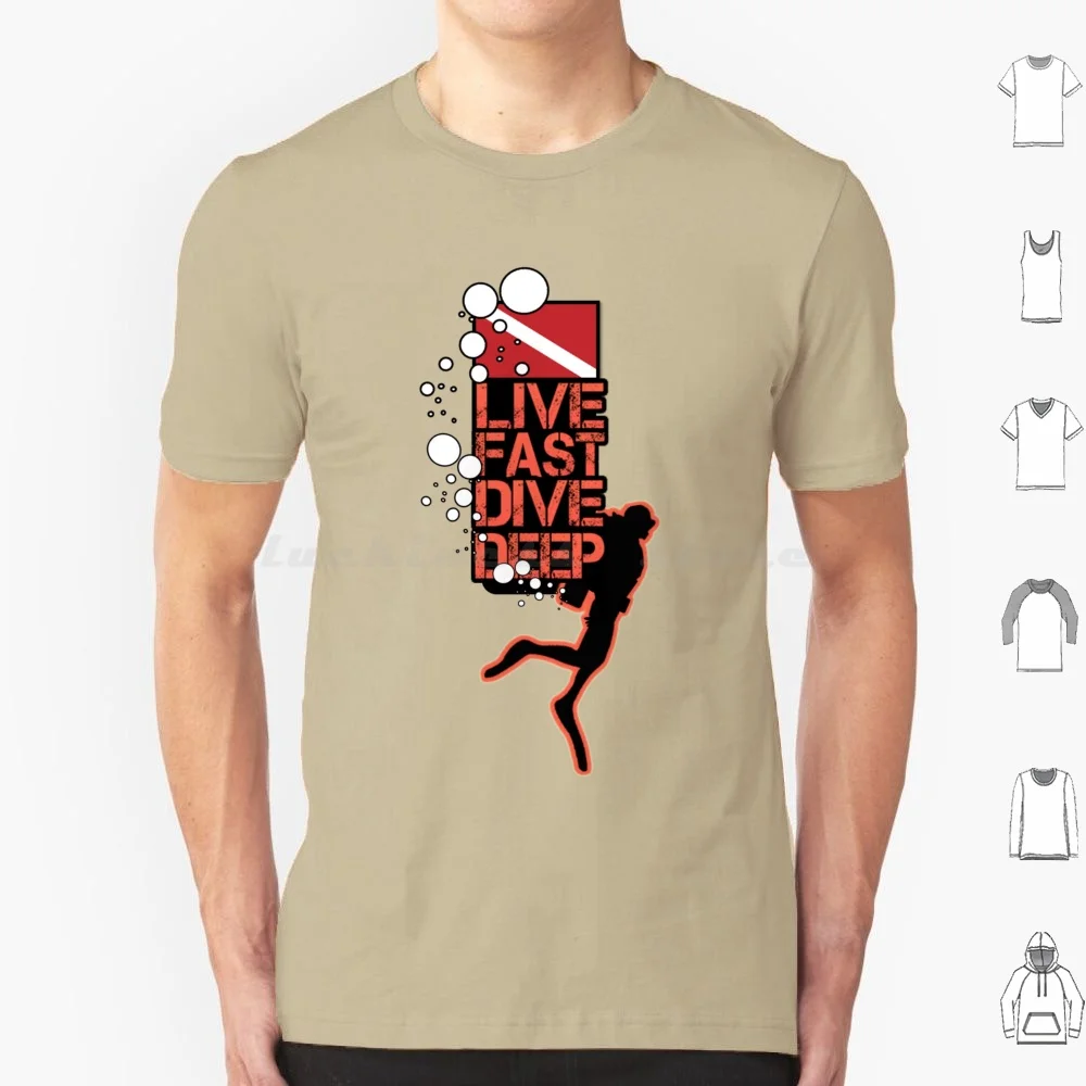 Live Fast Dive Deep Diver T Shirt Men Women Kids 6xl Rescue Diver Scuba Diver Commercial Diver Military Diver Navy Diver Deep