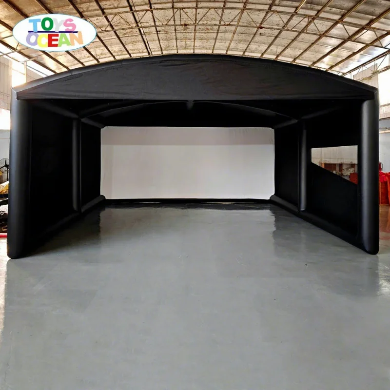 Commercial Grade Inflatable Golf Simulator Shell Cinema Tent with Built-in Projection Screen Waterproof Air Sealed Tent