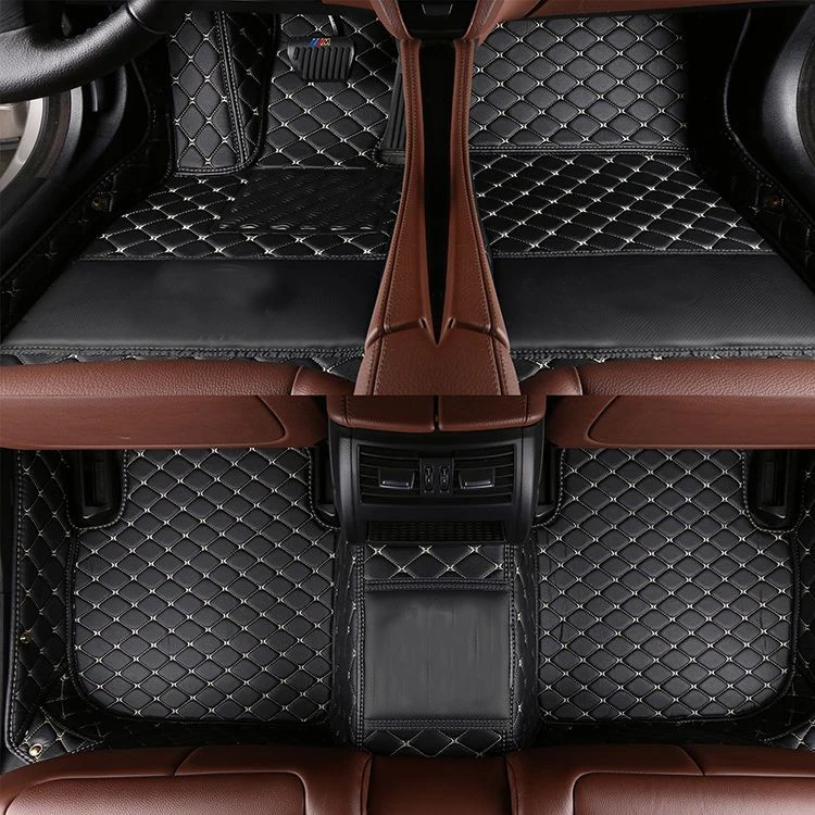 Car Leather Floor Mat for Toyota Camry XV30 Daihatsu Altis 2002~2006 Foot Interior Liner Waterproof Carpet Pad Custom Accessorie