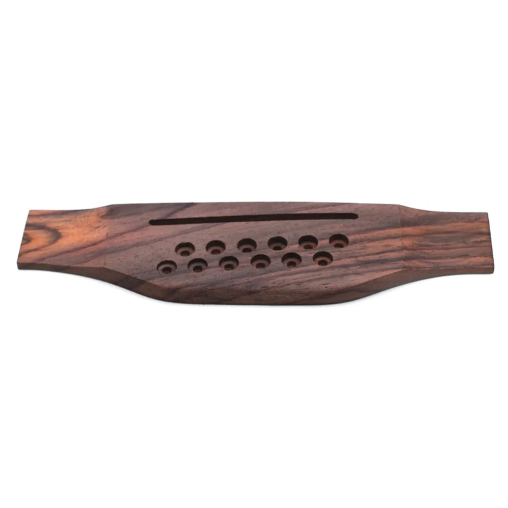 

Perfect Fit Premium Rosewood Material Replacement Bridge for 12 String Acoustic Guitars Enhance Your Instrument's Sound