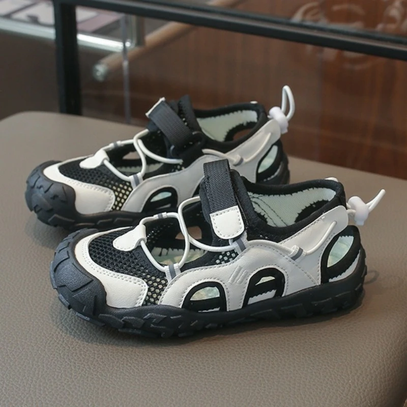 Children Sports Sandals Boys Girls Breathable Mesh Running Shoes Kids Fashion Wear-resistant Non-slip Toddler Casual Sneakers