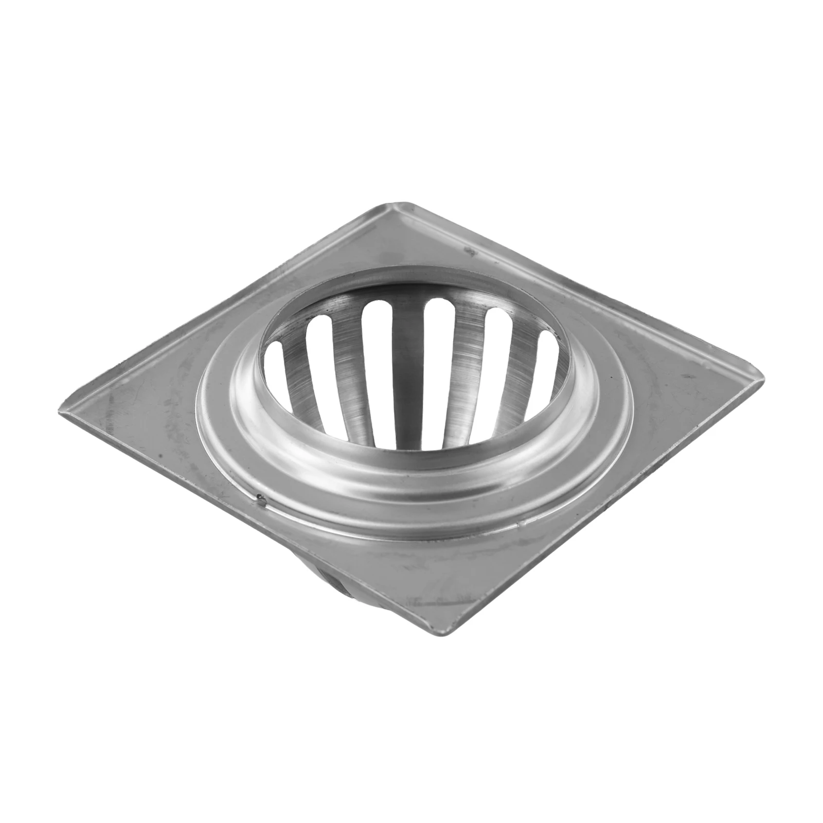 Floor Drain Gutter Guard 3/4/5'' Stainless Steel Gutter Leaf Guard Anti-blocking Floor Strainer For Bathroom Balcony Drainage