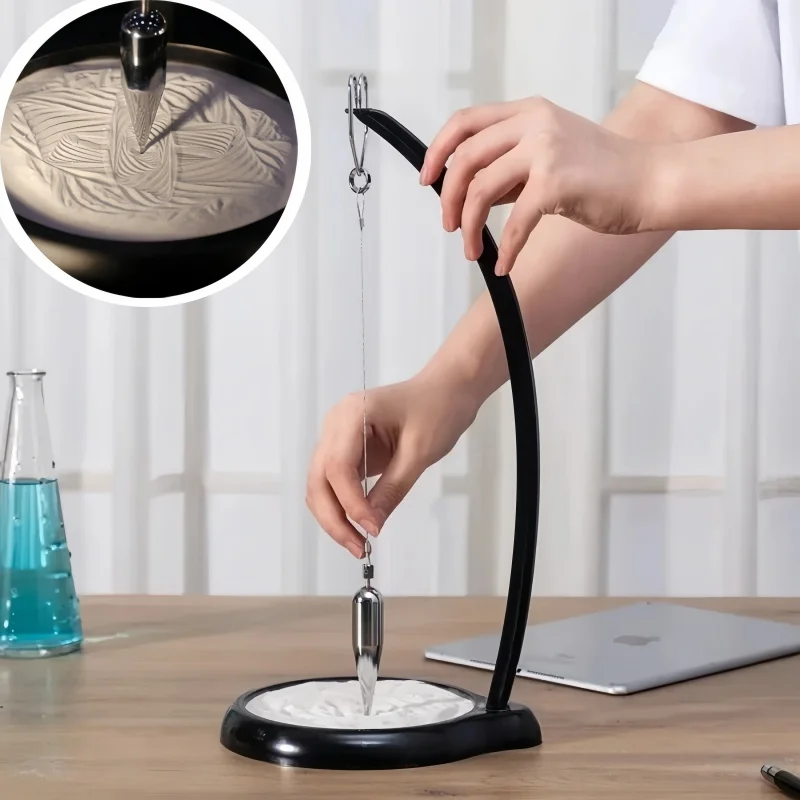 Handmade Gravity Sand Pendulum Toy Stress Relief Jewelry Science Experiment Desk Decoration Sand Table Painting Art
