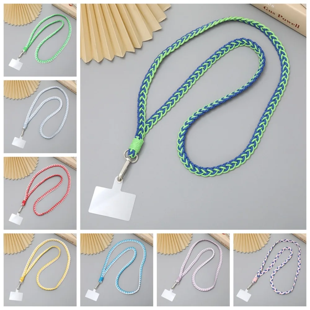 Anti-lost Braided Phone Lanyard Hand Woven Crossbody Woven Phone Strap Chain Braided Crossbody Hanging Rope