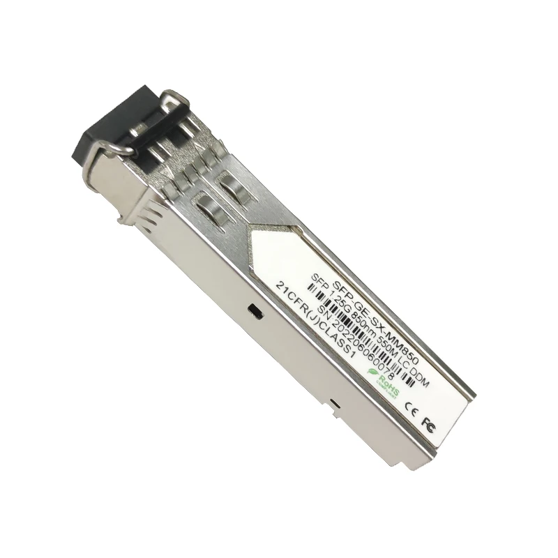 SFP Optical Fiber Transceiver, 1.25G, 850NM, Simplex, LC, DDM, 550 Meters, Compatible with TP-Link, Cisco, All Brand Switch