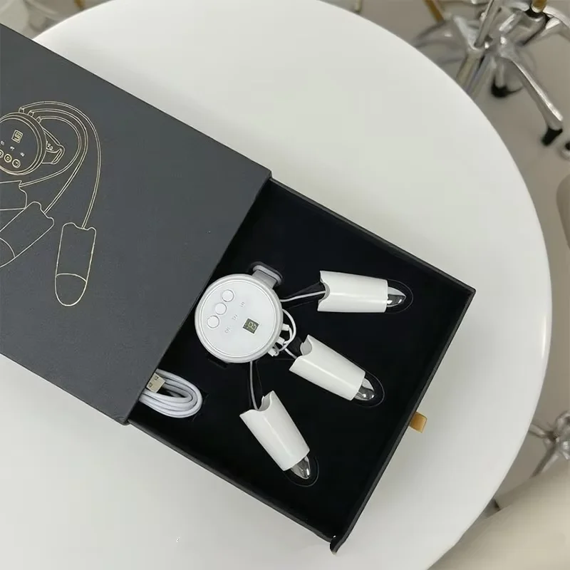 Masajeador Facial mágico antienvejecimiento con dedo dorado, máquina de belleza EMS de microcorriente para estiramiento Facial, dedo de diamante gravitacional