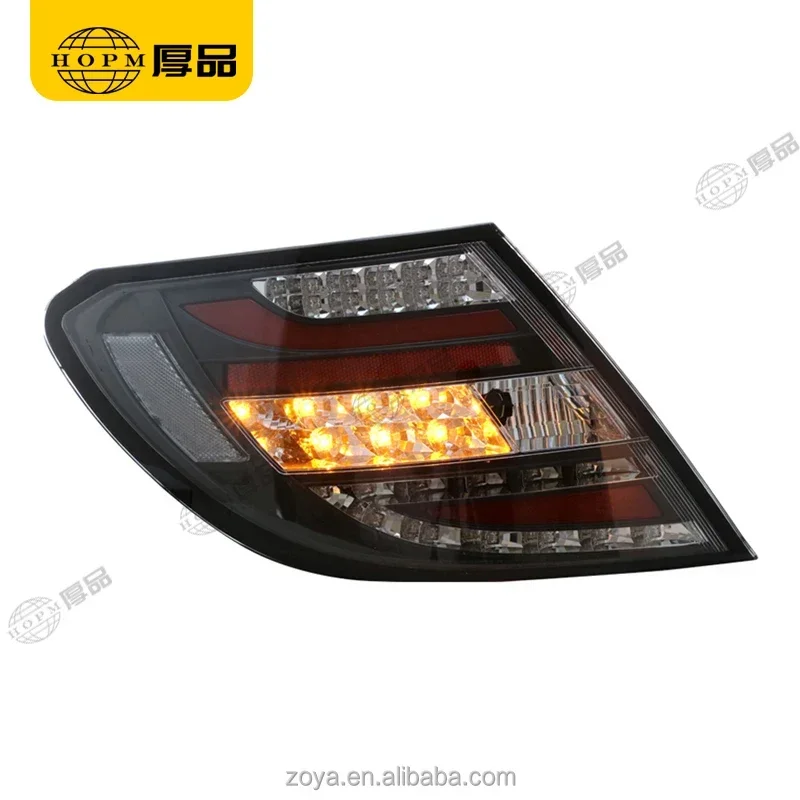 

Popular Hot sell Taillight Assembly Tuning Light Modified LED taillight Black Background Red Light Version For C Class W204 07-1