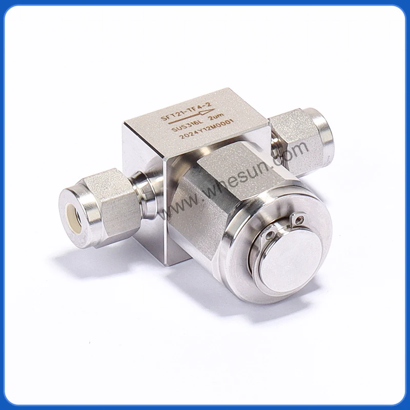 

T-type Filter 316L Stainless Steel Ferrule Type High Pressure High Precision Gas Tee Laboratory Accessories Filter Valve
