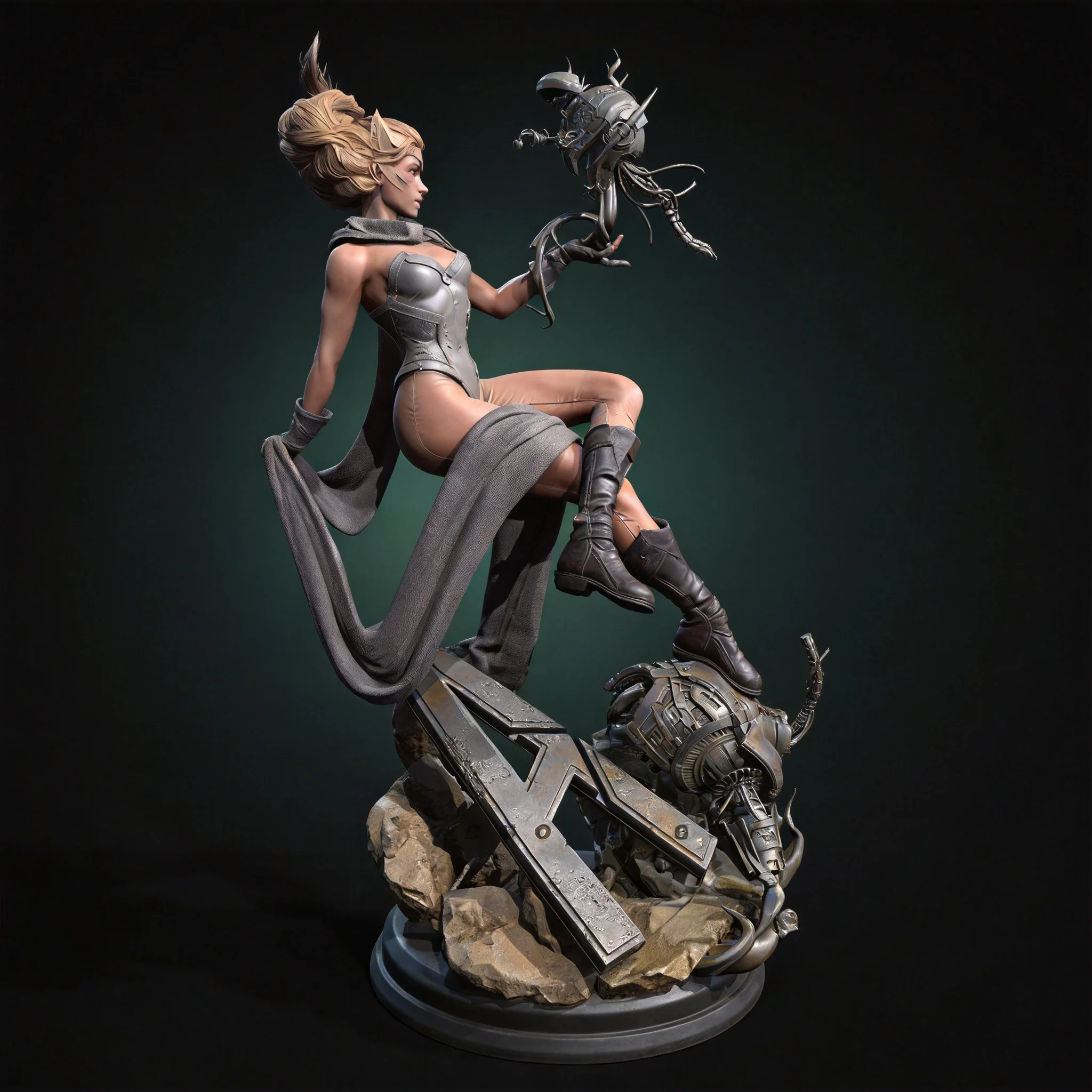 

The height of man 30mm 40mm 65mm Resin model kits figure beauty Need to self color and assemble（3D Printing ）TD-7469B/3D
