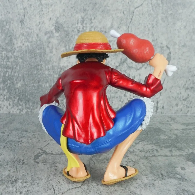 Een Stuk Monkey D Luffy Anime Figuur Actiefiguren Standbeeld Beeldje Collectie Desktop Ornament Model Pop Speelgoed voor kinderen Geschenken