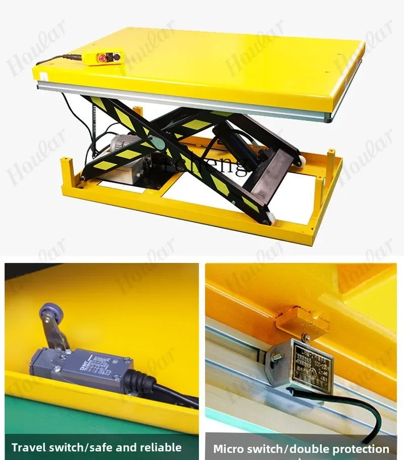Electric Hydraulic Lifting Platform Fixed Lift Loading and Unloading Lift Small Electric Platform Vehicle Lifting Platform