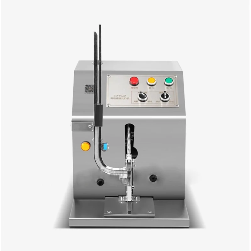 Fully automatic electric buttoning machine, bread bag tying machine, mesh bag sealing machine, elastic cord