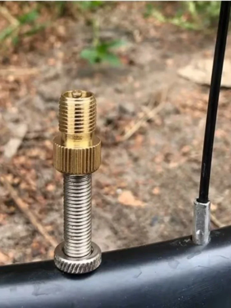 AliExpress 5pcs Bike Presta To Schrader Valve Adapter Set Bicycle Copper Valve Converter F/V To A/V Valve Adapter MTB Bicycle Accessories