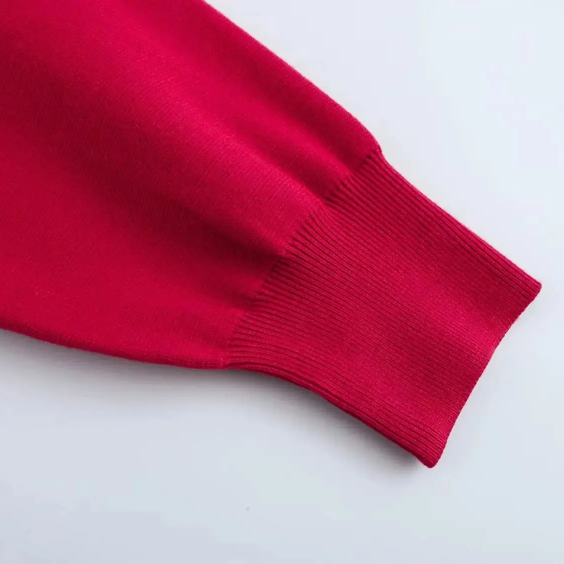 Vrouwen Cropped Gebreid Vest Knoppen Ronde Hals Lange Mouwen Geribbelde Manchetten Herfst Gebreide Trui Jas 5536032