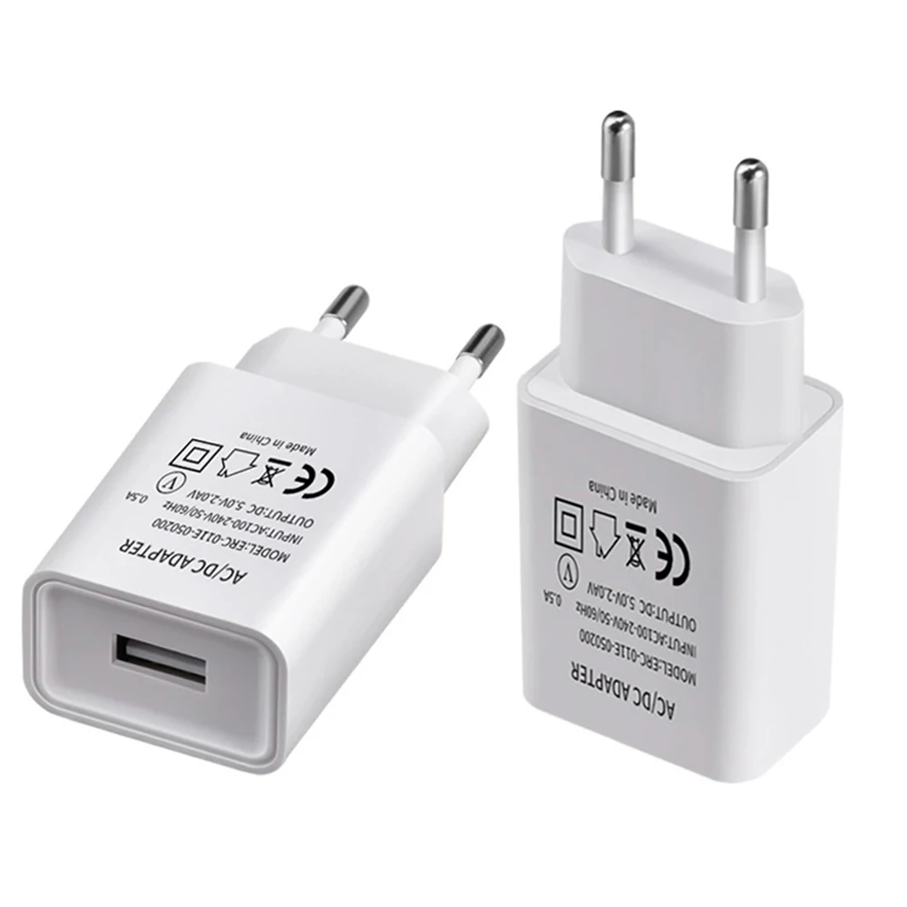 Fast Charger EU Plug USB Charger Quick Phone Charger For Samsung J6 Prime J2 Core A7 2018 M20 M30 Charger Phone Accessories