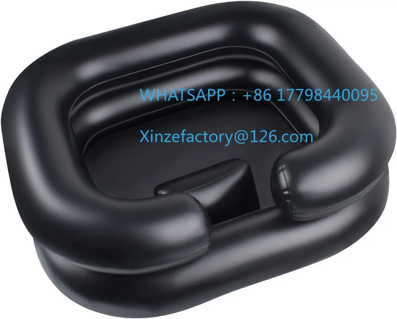 

Portable Shampoo Bowl, Inflatable Hair Washing Tray For Washing Hair Sitting Or Lying In Bedside, Lightweight R